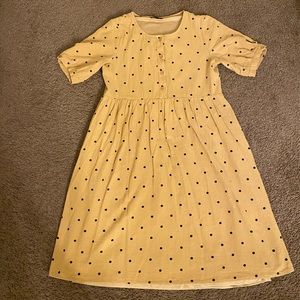 Roolee midi polka dot dress